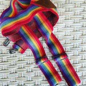 Vintage rainbow suspenders